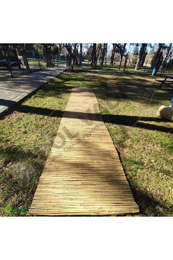 120cm X 200cm Afyonkarahisardan Misina Ipli Doğal Bambu Kamış Çit,bahçe Çiti,hasır Çit, Gölgelik