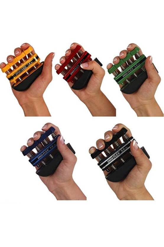 Siyah Dıgı-flex Fınger Exercıser El Parmak Egzersiz Yayı (siyah)