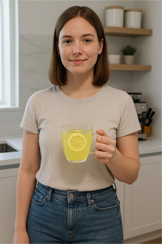 6lı Şeffaf Mika Kulplu Bardak Seti Mika Bardak Seti