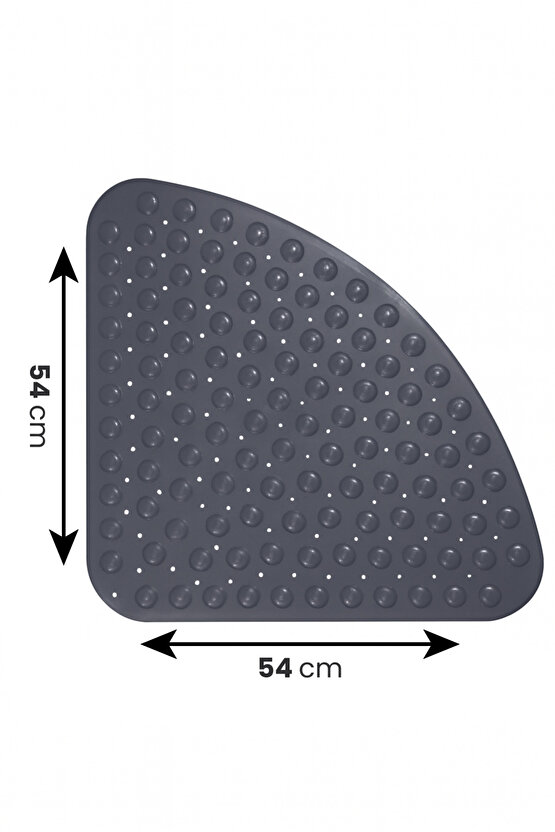 Pearlette Kaydırmaz Duş&Banyo Matı  Üçgen Duşakabin ve Küvet Paspası