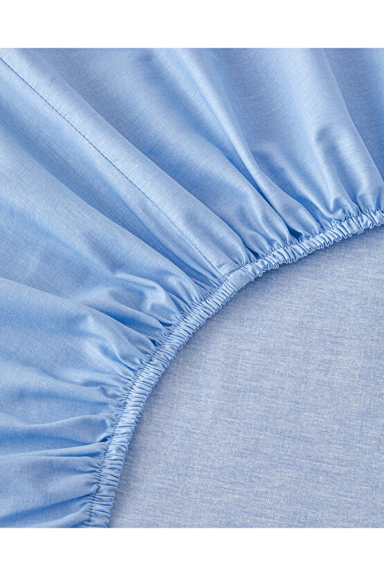 Butterfly Art Baskılı King Size Pike Takımı 240x220 cm Mavi