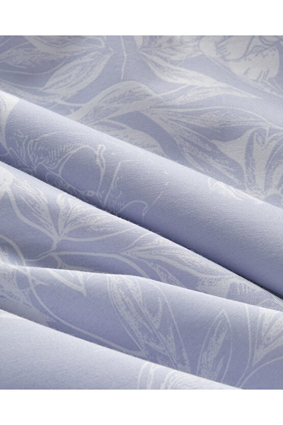 Floral Vine Kolay Ütülenir Tek Kişilik Nevresim Takımı 160x220 cm Lila