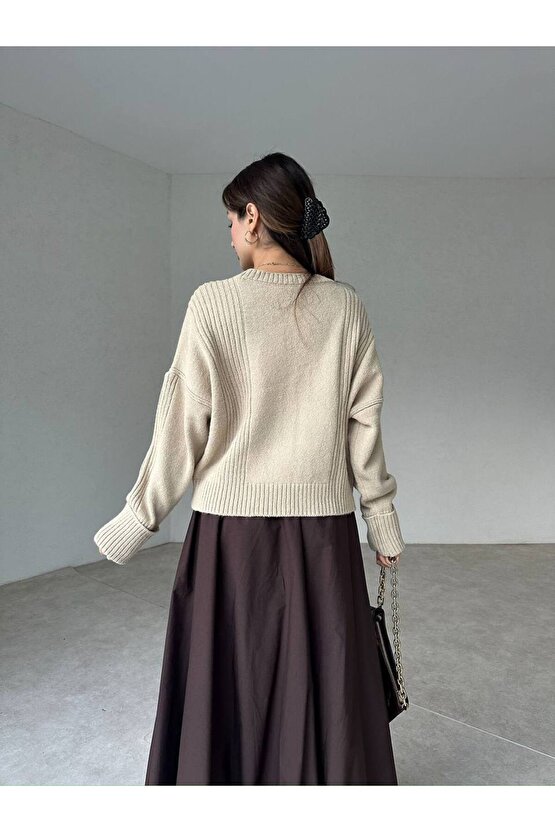 Kadın Kısa Triko Hırka