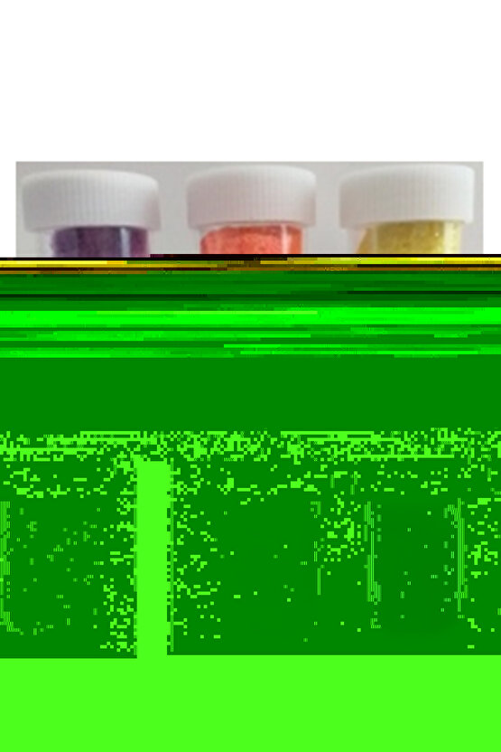 toz sim tuzluklu fosforlu neon renkler 6 adet