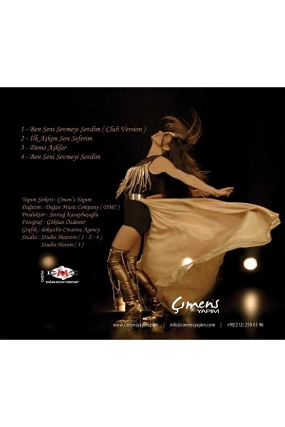 DMC - Sevtuğ ( İlk Aşkım Son Seferim ) CD Ambalajında