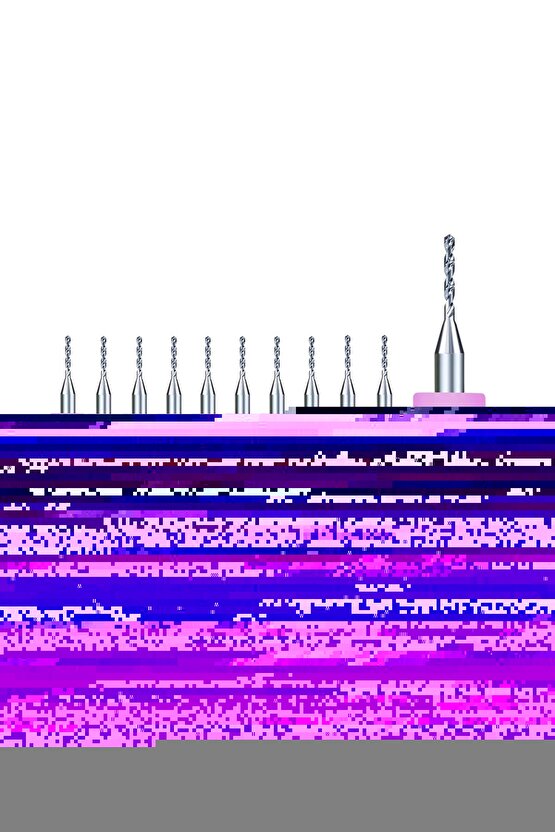 10 Adet 1.0mm Tungsten Karbür Delme PCB Matkap Ucu
