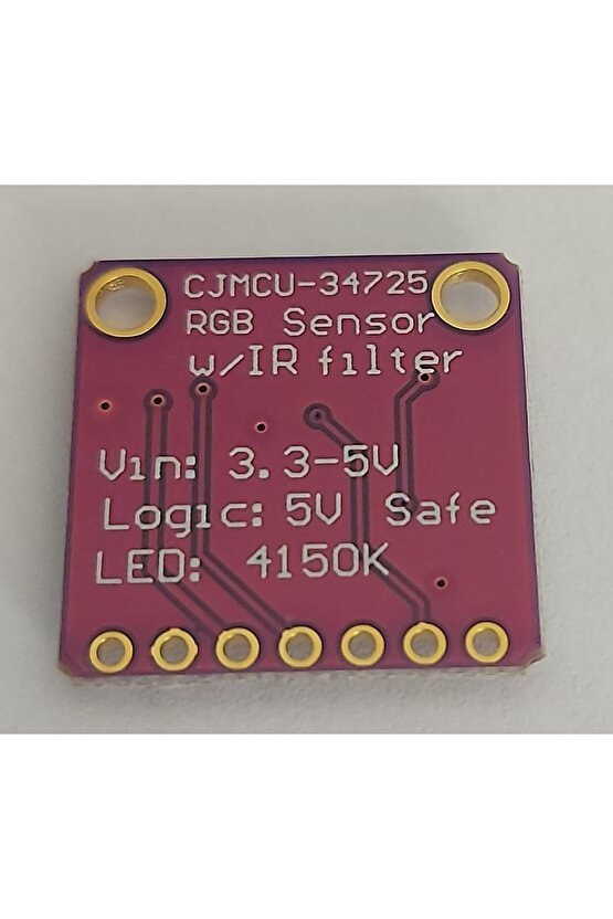 Tcs34725 Renk Sensör Modülü Color Sensor Rgb Recognition