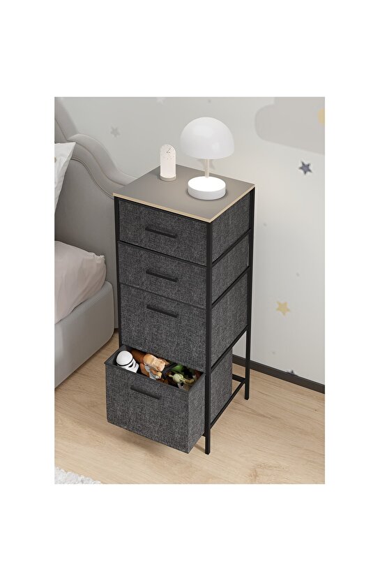 Çocuk 4 Çekmeceli Komodin Sehpa