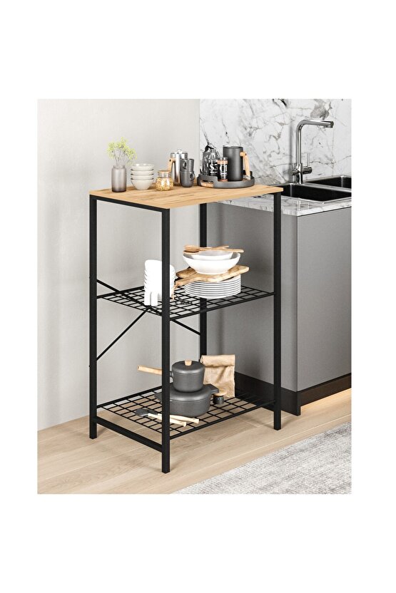 Çok Amaçlı Mutfak Rafı Bangosu Masa Dar