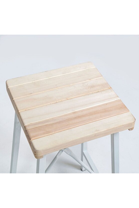 Beyaz Bar Sandalyesi Bar Taburesi Mutfak Sandalyesi 1036