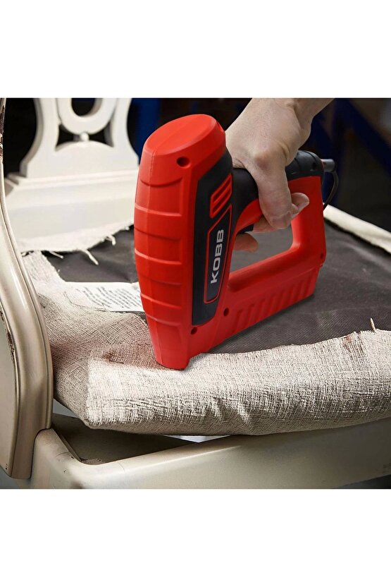 KBZ200 8-16mm Zımba ve 15-16mm Profesyonel Çivi Çakma Makinesi + 3000 adet Yedek Zımba ve Çivi