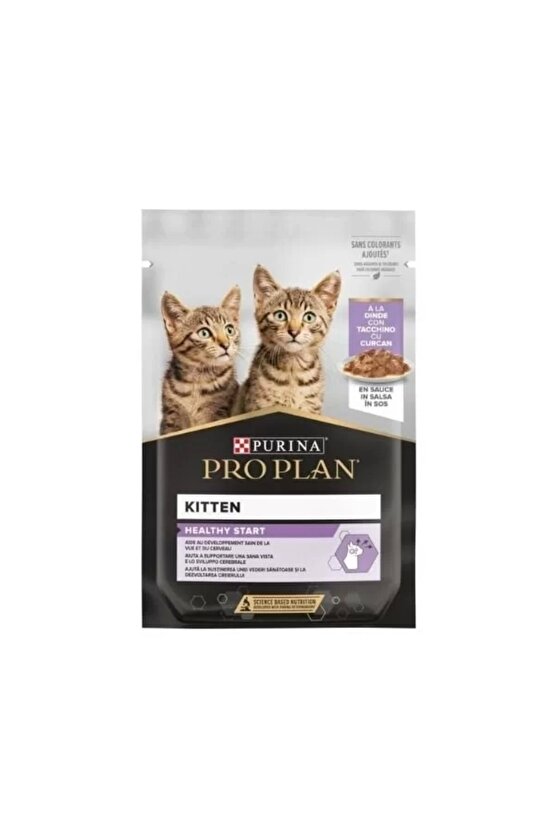 Kitten Hindili Pouch Yavru Konserve Kedi Maması 85 Gr 1 Adet