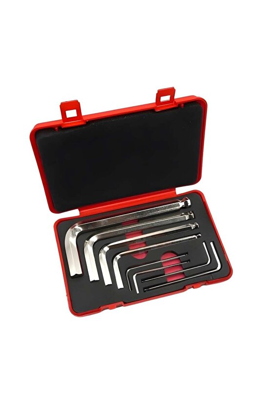 IZELTAS Yuvarlak Başlı Allen Anahtar Takımı 8 Parça