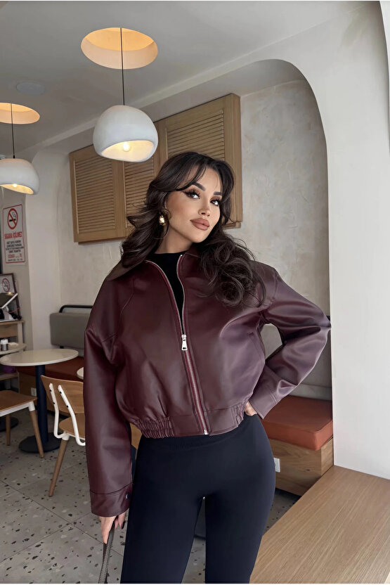 Deri Bomber Deri Ceket