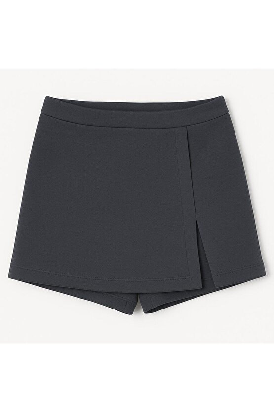 2li Yırtmaçlı Mini Şort Etek