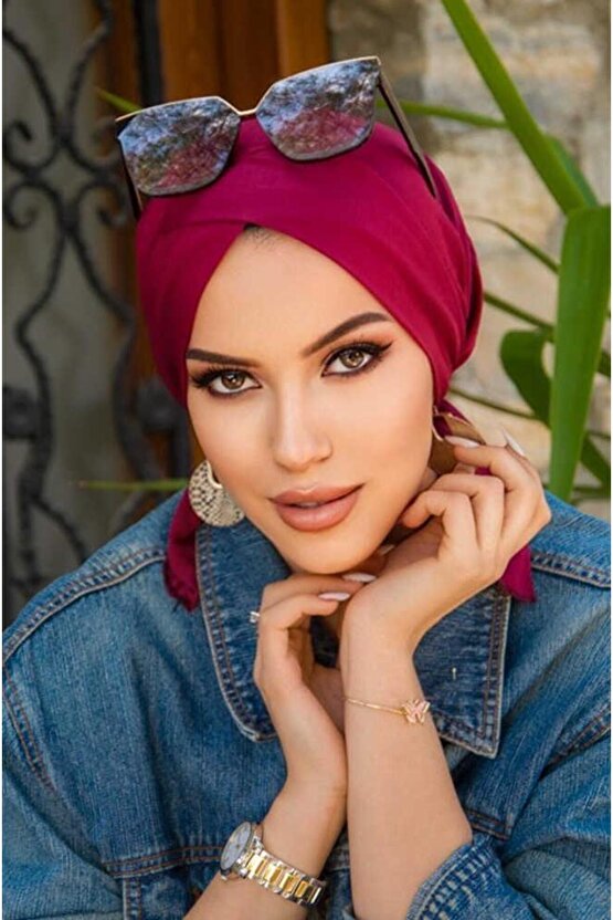 Bordo Çapraz Deniz - Havuz Deniz Bonesi