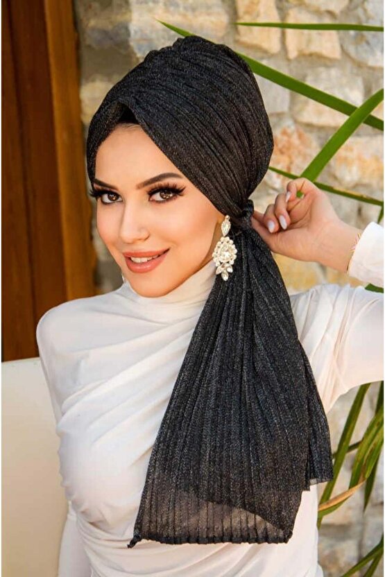 Siyah Gümüş Piliseli Dolama Bone