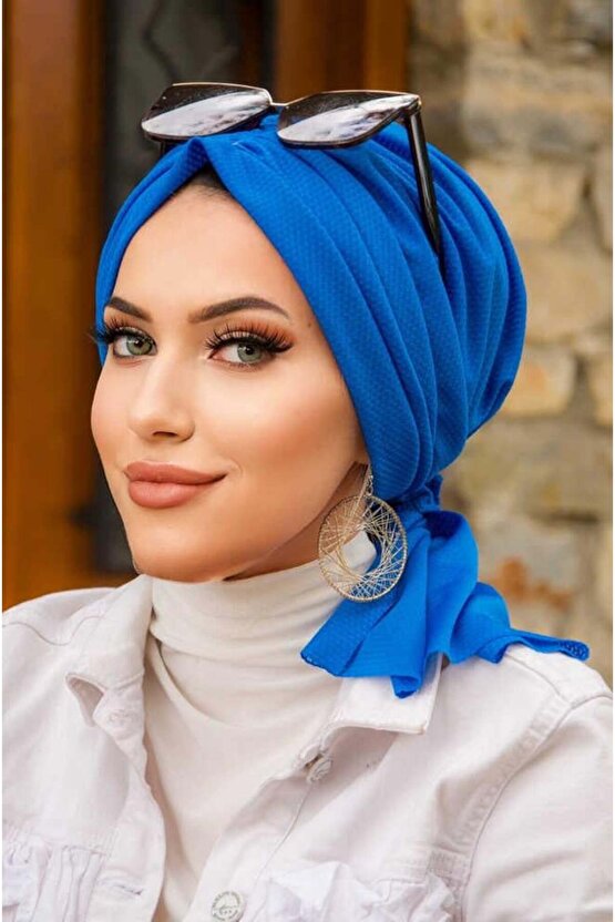 Saks Mavi Tokalı Bone