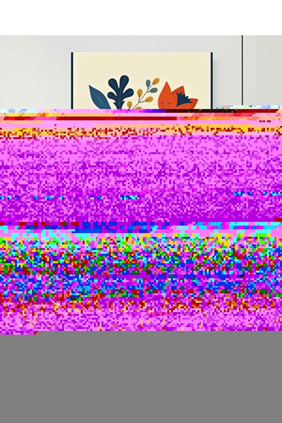 Beyaz Lacivert Desen Fularlı Bone