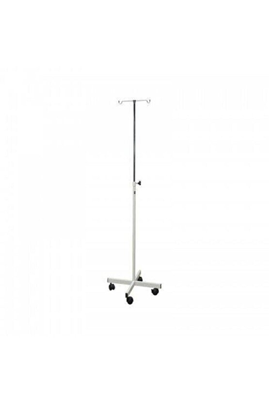 Serum Askısı 1 Adet 4 Ayaklı Boyu Ayarlanabilir Medikal Serum Askılığı