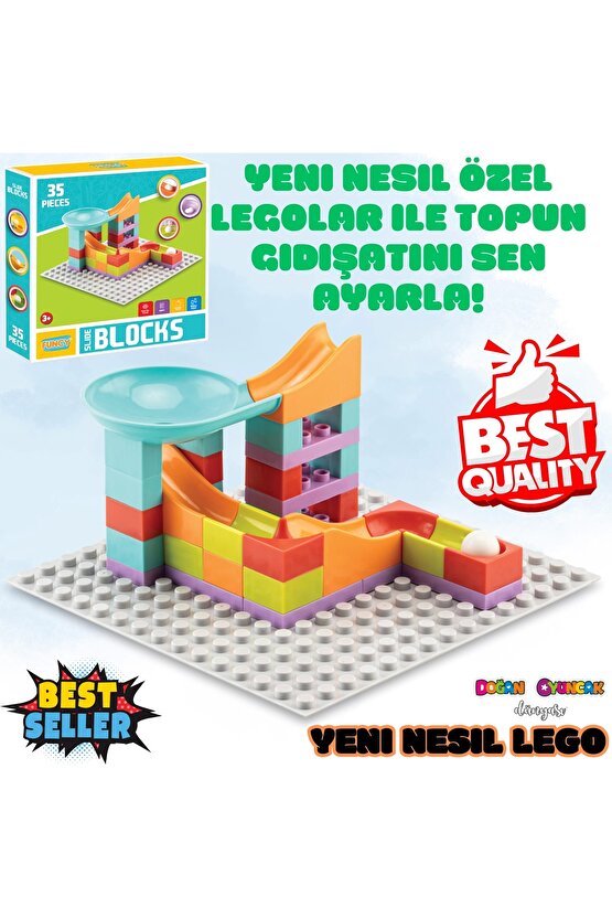 Creative Blok 35 Parça - Slide Blocks 35 Parça - Lego Oyuncakları - Yaratıcı Top Oyunu - Creative Le