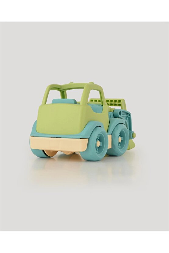 Lüx Yeşil Minik Kepçe - Plastik Kepçe - Kırılmaz Oyuncak - Kırılmaz Kepçe Dozer - Kepçe Dozer Setler
