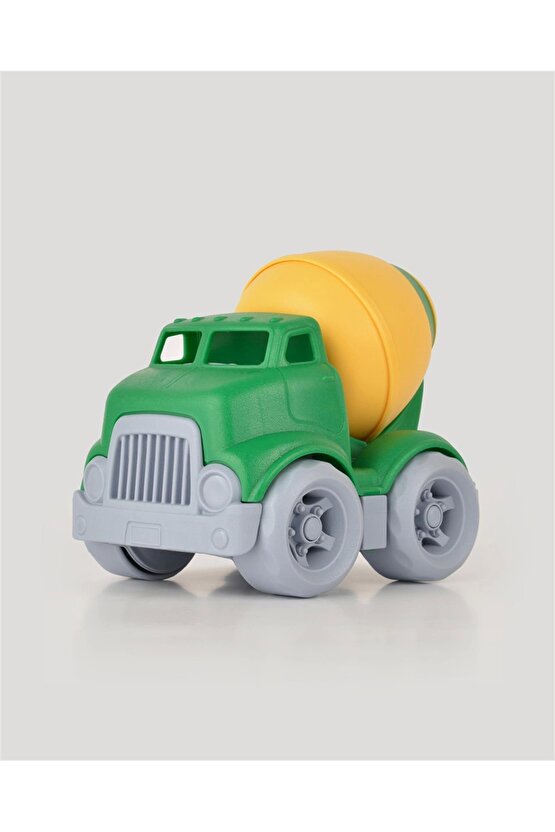 Lüx Yeşil Minik Mikser - Plastik Mikser - Kırılmaz Oyuncak - Kırılmaz Çimenyo Kamyon - Çimento Araba