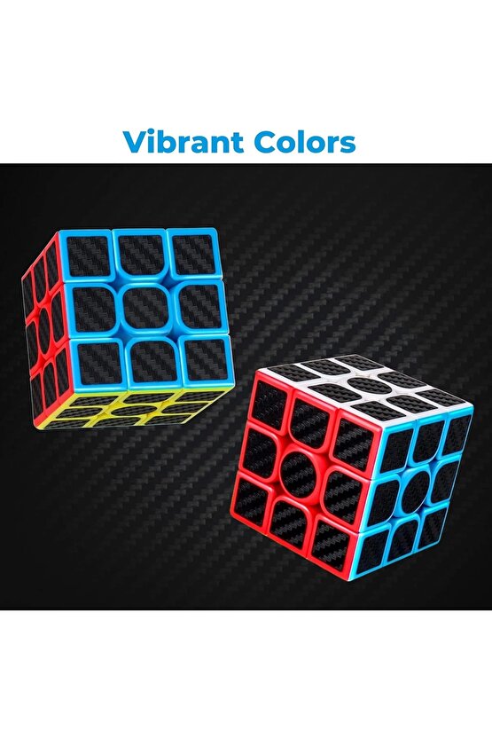 Orijinal MoYu Fiber Karbon 3x3 Küp - Moyu Speed Cube - Moyu Fiber Karbon 3x3 Zeka Küpü - Zeka Küpü -