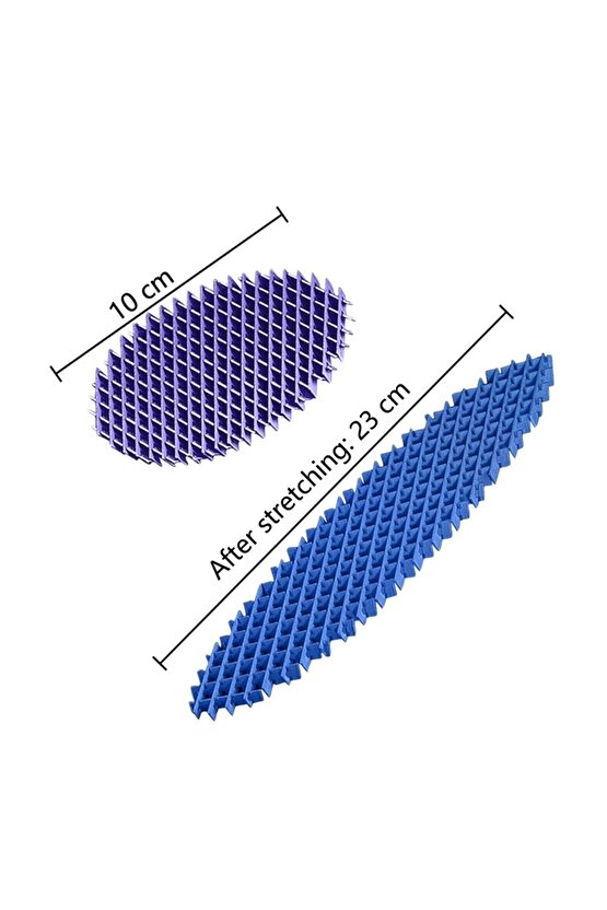 Orijinal Morf Flexi Fidget Stres Oyuncağı Worm fidget Stres Giderici Solucan Stres Yay - Mavi