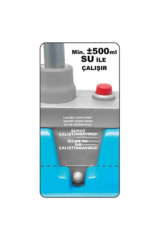 Su Akıtan Modern Mutfak Seti - Çeşmeli Işıklı ve Sesli Lavabo - Mutfak Seti - Su Akan Musluk - Pembe