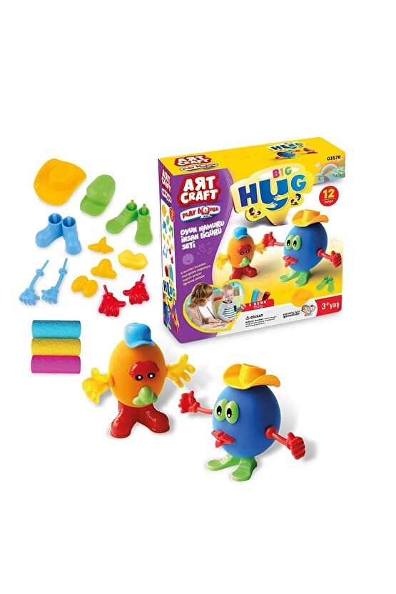 03576 Dede, Insan Figürü Seti Oyun Hamuru 150 Gr  +3 Yaş