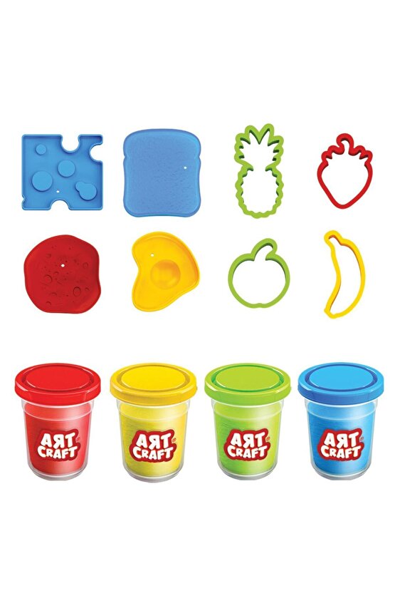 Yiyecek Oyun Hamuru Sepeti - Oyun Hamuru Seti - Hamur Setleri - Hamur Kalıpları