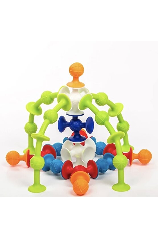 Vakum Molekül 25 Parça Yapı Taşları Fidget Duyusal Eğitici Oyuncak Lego - Vakumlu Lego - Molekül