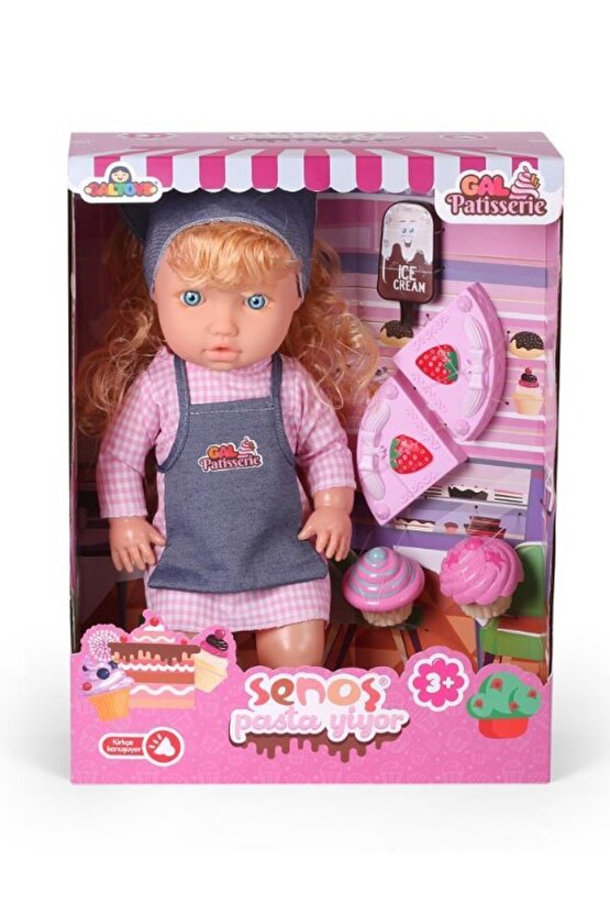 Senoş Pasta Yiyor - Türkçe Konuşan Senoş Et Bebek - Konuşan Bebek - Senoş Bebek - Pasta Et Bebek - S