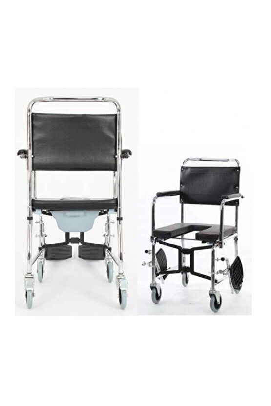 EV TİPİ, KATLANABİLİR, KLOZETLİ, TEKERLEKLİ SANDALYE,