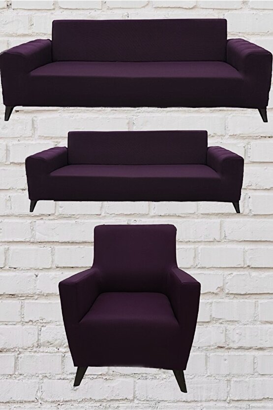 1li Koltuk Mikro Giydirme Koltuk Örtüsü(FUŞYA)