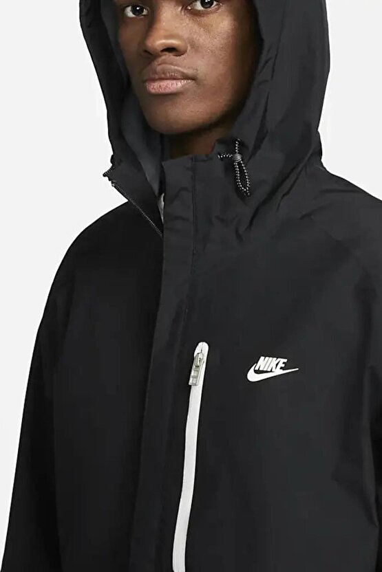 Sportswear Storm-Fit Legacy Shell Full-Zip Erkek Siyah Günlük Spor Ceket