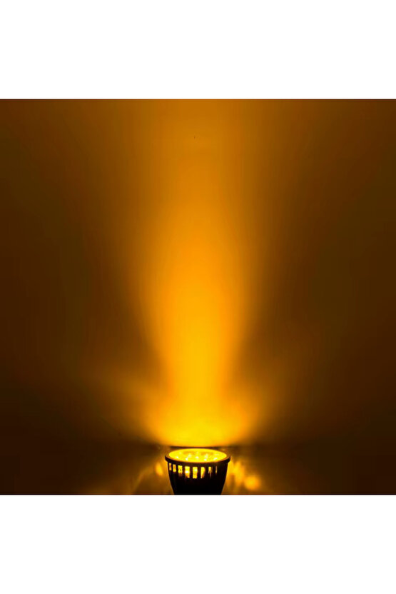 10 Adet 10 Watt AMBER IŞIK Gu10 Duy Ampul 1000 Lümen, 10 Watt Amber IŞIK Gu10 Led Ampul (YENİ ÜRÜN!)