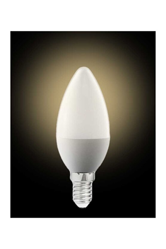 10 Adet Çok Kaliteli E14 Duy 7 Watt, 3000 Kelvin Led Ampul Gün Işığı Renkli E14 Duy Led Avize Ampulü