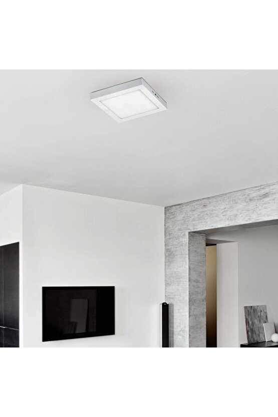 24 Watt Günışığı Ledli Çok Kaliteli Sıva Üstü Tavan Armatür 22 x 22 Cm Kare Sıva Üstü Tavan Armatürü