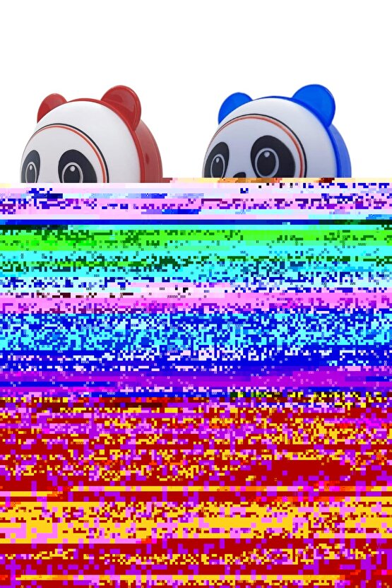 Sevimli Panda Bebek Çocuk Odası Gece Lambası, Prize Tak Çalıştır Anahtarlı, 2 Watt Beyaz Işık Ledli