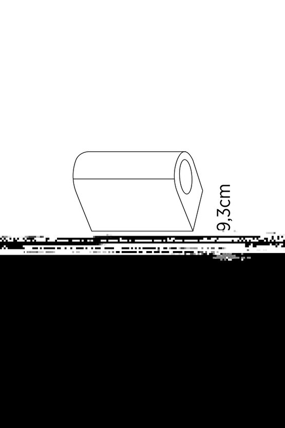ÇİFT YÖNLÜ SİYAH GÖVDE DIŞ MEKAN 7W GÜNIŞIĞI DUVAR APLİK(ampül dahil )