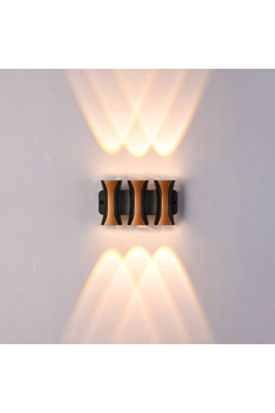 6 Watt Gün Işığı Ledli Modern Tasarım Led Armatür, İç ve Dış Mekan Dekoratif Işık Desenli Led Aplik