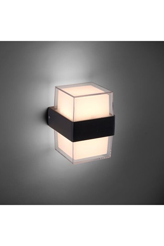 Ekim Aydinlatma 10 Watt Gün Işığı Ledli Bahçe Dış Mekan Aplik Armatürü, Modern Tasarım Bahçe Apliği