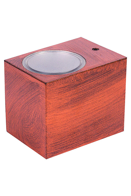 7 Watt Led Kırmızı Işık Tek Yönlü Dekoratif Iç Dış Mekan Bahçe Balkon Salon Teras Aplik Eskitme