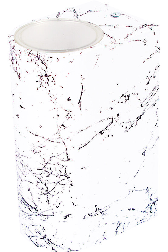 Mermer Desen Gün Işığı Dekoratif Çift Yönlü Iç Dış Mekan Aplik