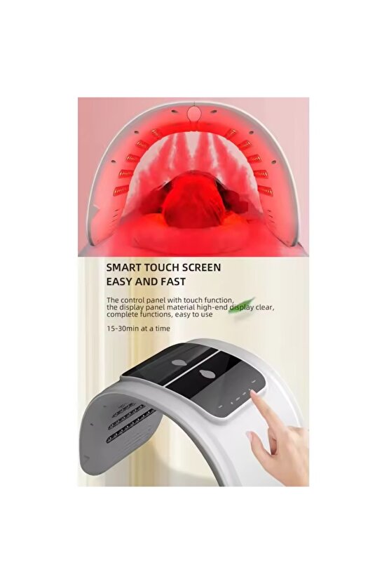 Profesyonel 7 Renk LED Yüz Maskesi & Cilt Bakım Cihazı Işık Terapisi + Nemlendirici Sprey Özellikli