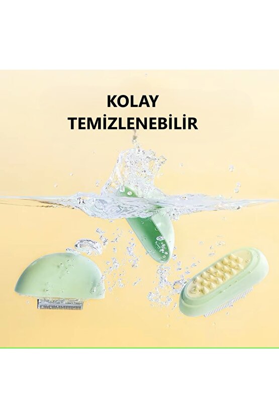 Kedi Bakım Tarağı Temizleme Fırçalı, Masaj Etkili Tüy Dökme Önleyici Tarak 3’ü 1 Arada