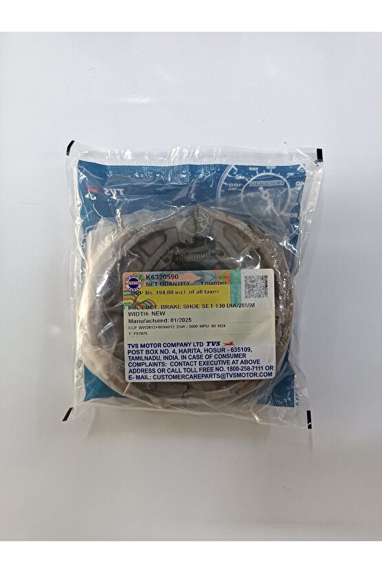 Arka Fren Balatası Orjinal 130 mm Jüpiter 110  125 - Wego - Ntroq 125 - Apache