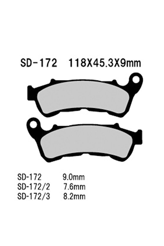 Honda Cbr 250 R Seramik Ön Fren Balatası Kawasaki J300 Kymco Xciting 250 174.2059